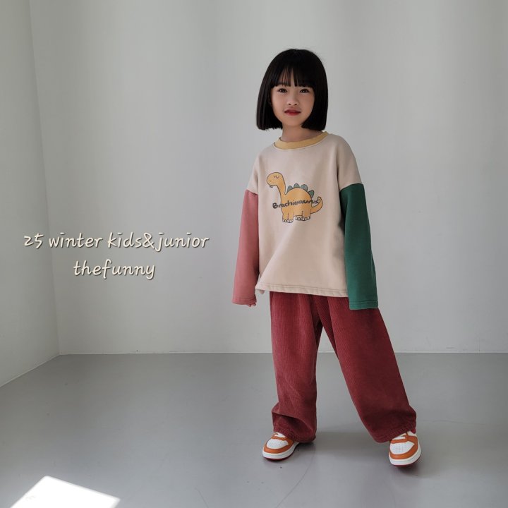 The Funny - Korean Children Fashion - #kidsshorts - Dino Tee - 10