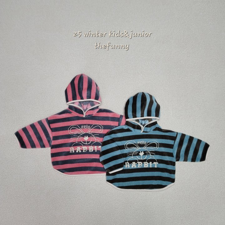 The Funny - Korean Children Fashion - #kidzfashiontrend - Rabbit Hoodie Tee
