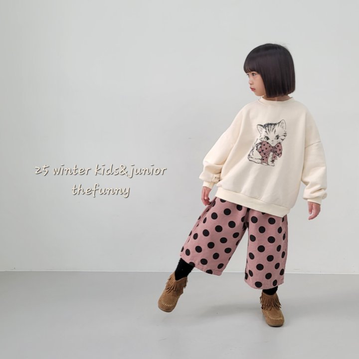 The Funny - Korean Children Fashion - #kidzfashiontrend - Ribbon Cat Sweatshirt - 3
