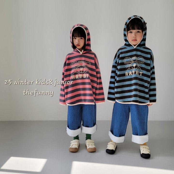 The Funny - Korean Children Fashion - #littlefashionista - Rabbit Hoodie Tee - 3