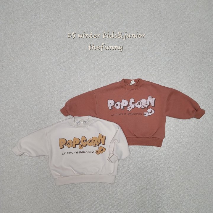 The Funny - Korean Children Fashion - #littlefashionista - Popcorn Sweatshirt