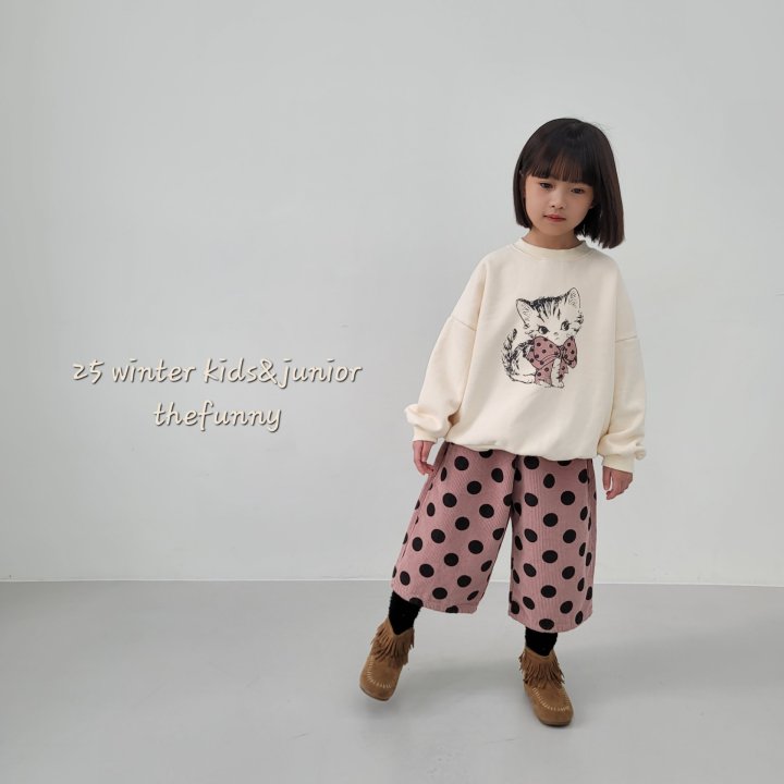 The Funny - Korean Children Fashion - #littlefashionista - Ribbon Cat Sweatshirt - 5