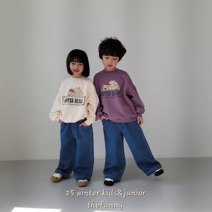 The Funny - Korean Children Fashion - #magicofchildhood - Sleeping Bear Sweatshirt - 5