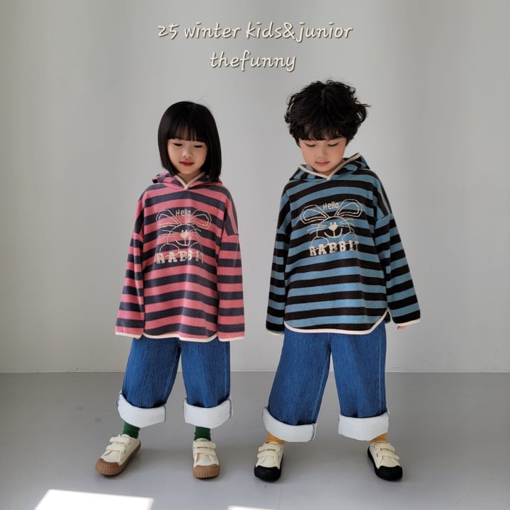 The Funny - Korean Children Fashion - #littlefashionista - Rabbit Hoodie Tee - 4