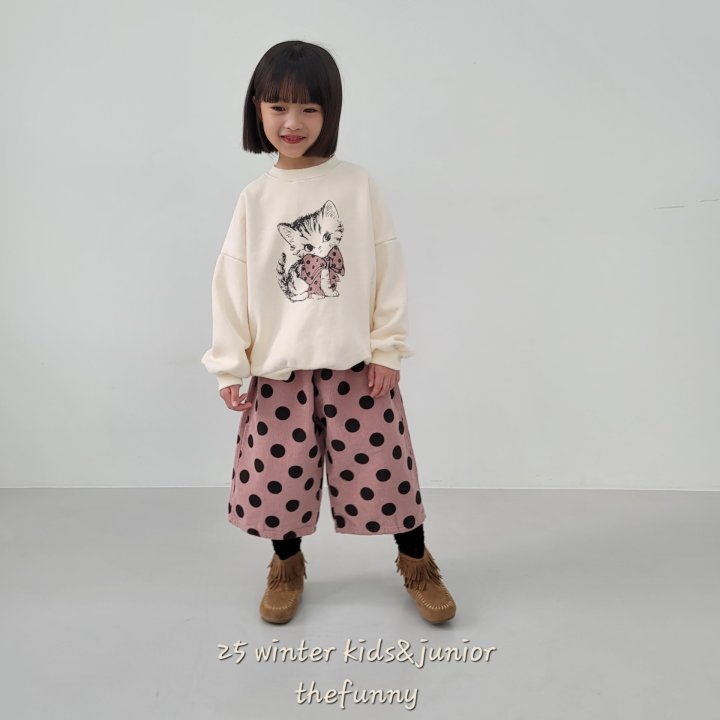 The Funny - Korean Children Fashion - #magicofchildhood - Ribbon Cat Sweatshirt - 6
