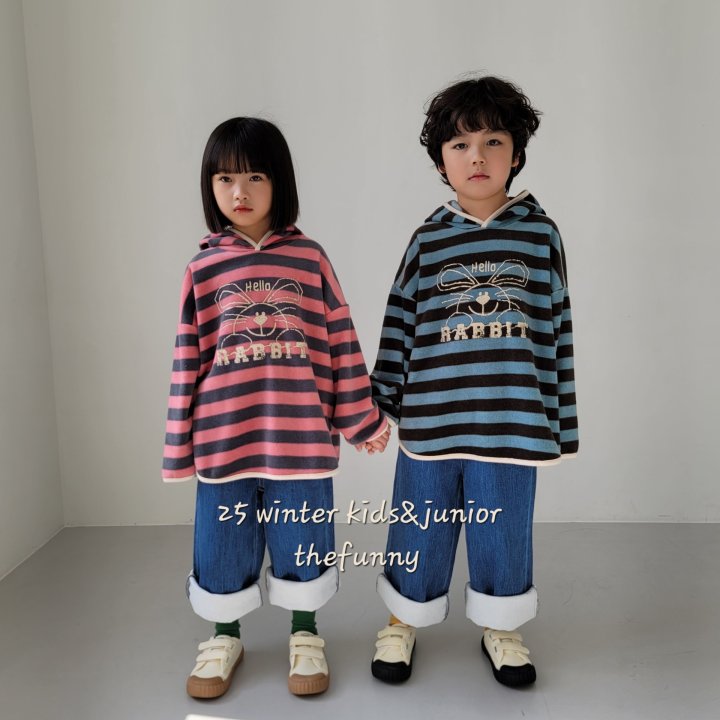 The Funny - Korean Children Fashion - #minifashionista - Rabbit Hoodie Tee - 5