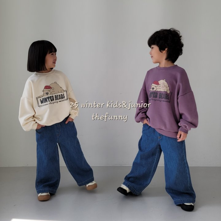 The Funny - Korean Children Fashion - #magicofchildhood - Bagel Denim Pants - 4