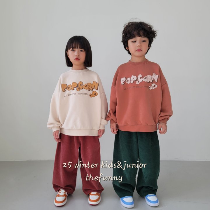 The Funny - Korean Children Fashion - #minifashionista - Popcorn Sweatshirt - 3