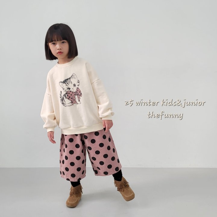The Funny - Korean Children Fashion - #minifashionista - Ribbon Cat Sweatshirt - 7