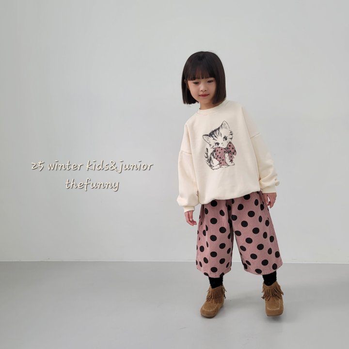 The Funny - Korean Children Fashion - #minifashionista - Dot Corduroy Pants - 6