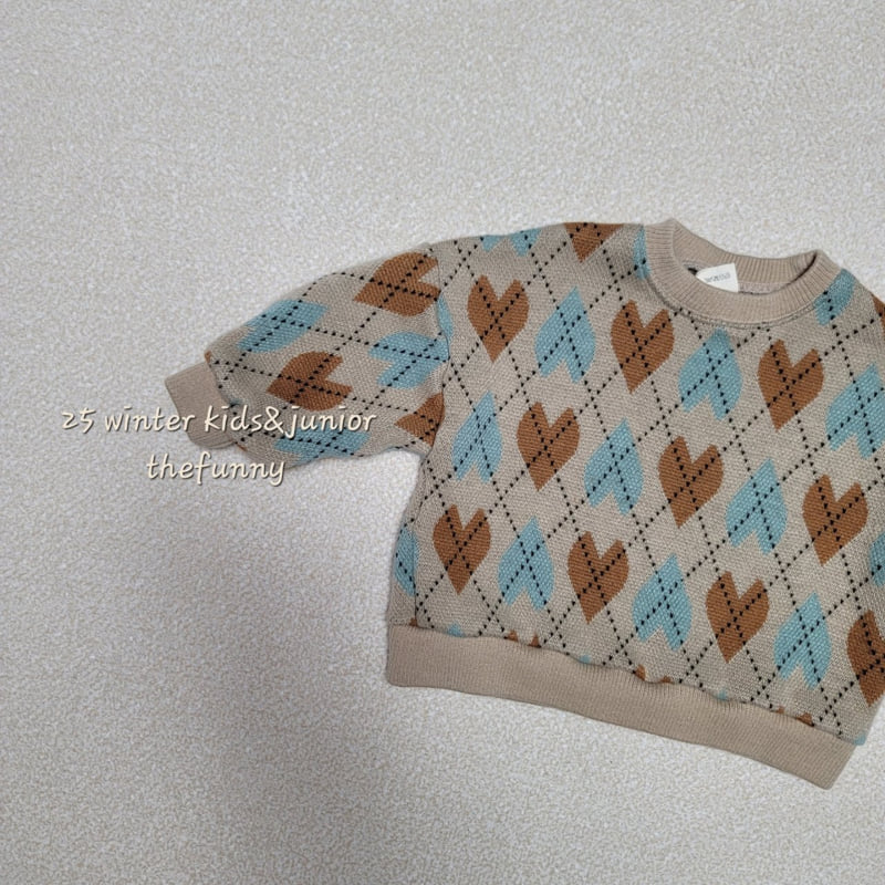 The Funny - Korean Children Fashion - #prettylittlegirls - Knit Washing Sweatshirt - 12