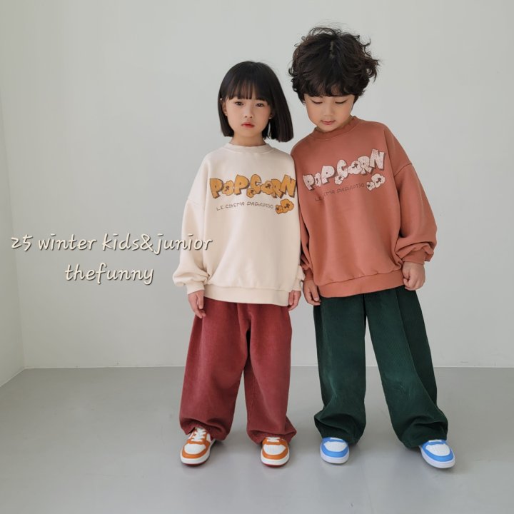 The Funny - Korean Children Fashion - #minifashionista - Popcorn Sweatshirt - 4