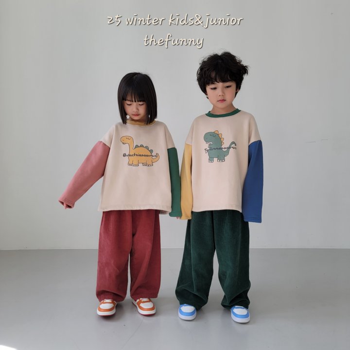 The Funny - Korean Children Fashion - #prettylittlegirls - Dino Tee - 3