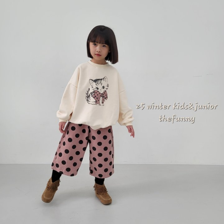 The Funny - Korean Children Fashion - #prettylittlegirls - Ribbon Cat Sweatshirt - 8