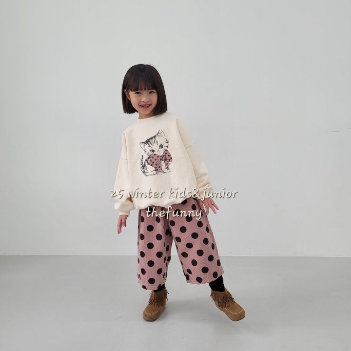 The Funny - Korean Children Fashion - #todddlerfashion - Ribbon Cat Sweatshirt - 9