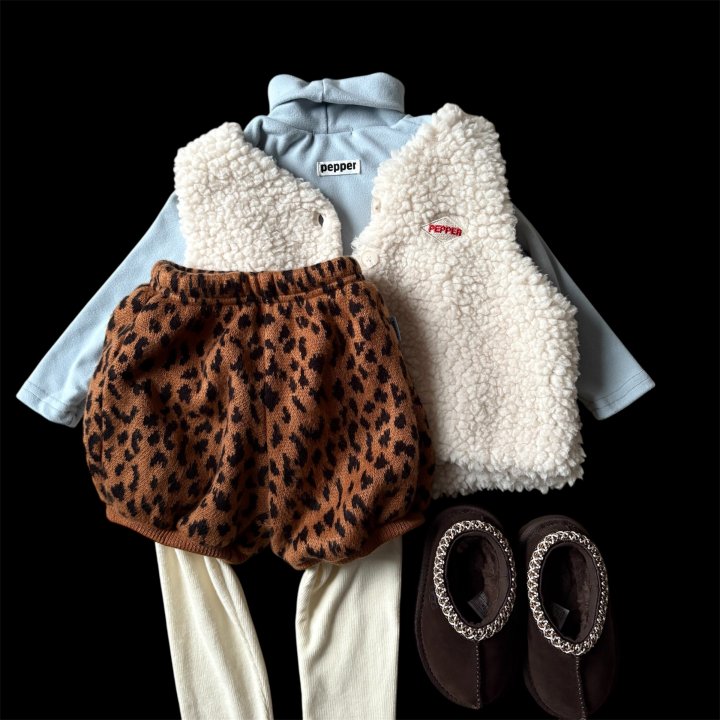 The Pepper - Korean Children Fashion - #childofig - Fleece Ribbed Leggings - 9