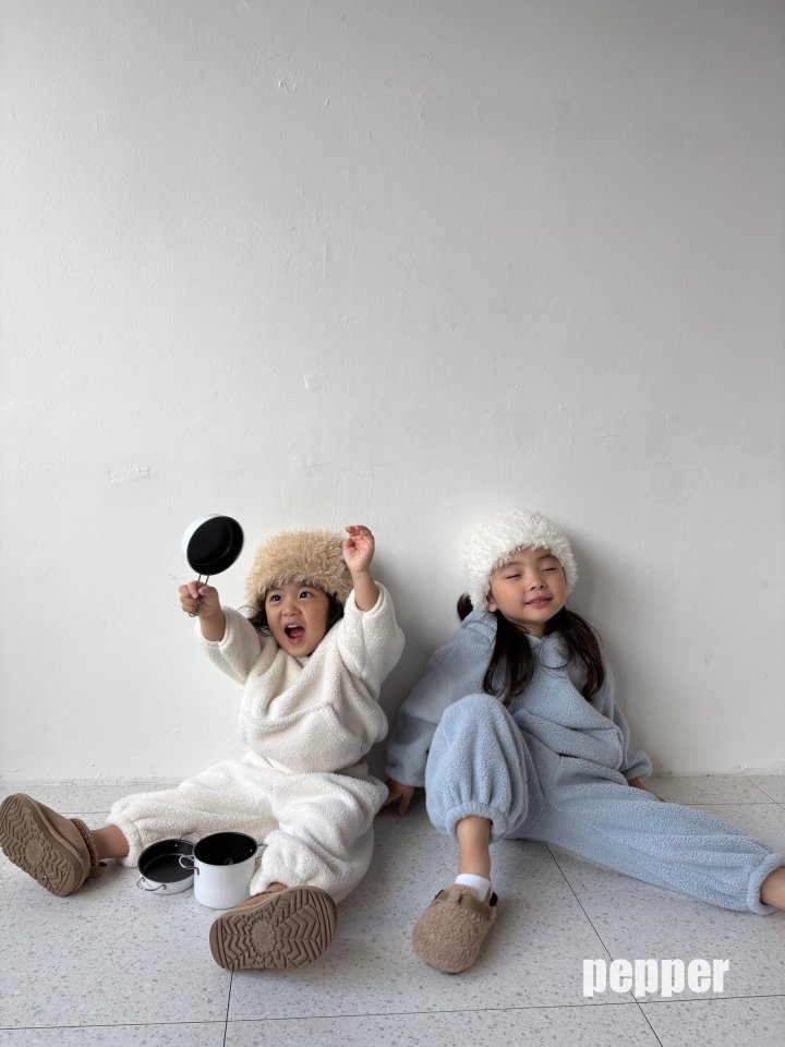 The Pepper - Korean Children Fashion - #childofig - Metal Hat Warmer Set - 11