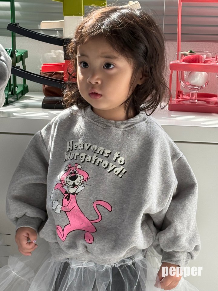 The Pepper - Korean Children Fashion - #childrensboutique - Pink Manderman Sweatshirt - 8