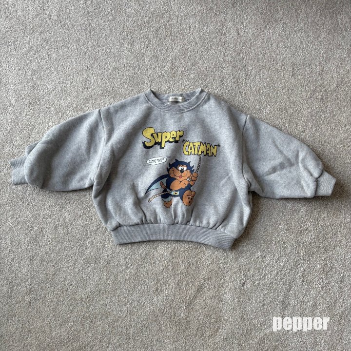 The Pepper - Korean Children Fashion - #childofig - Catman Sweatshirt - 4
