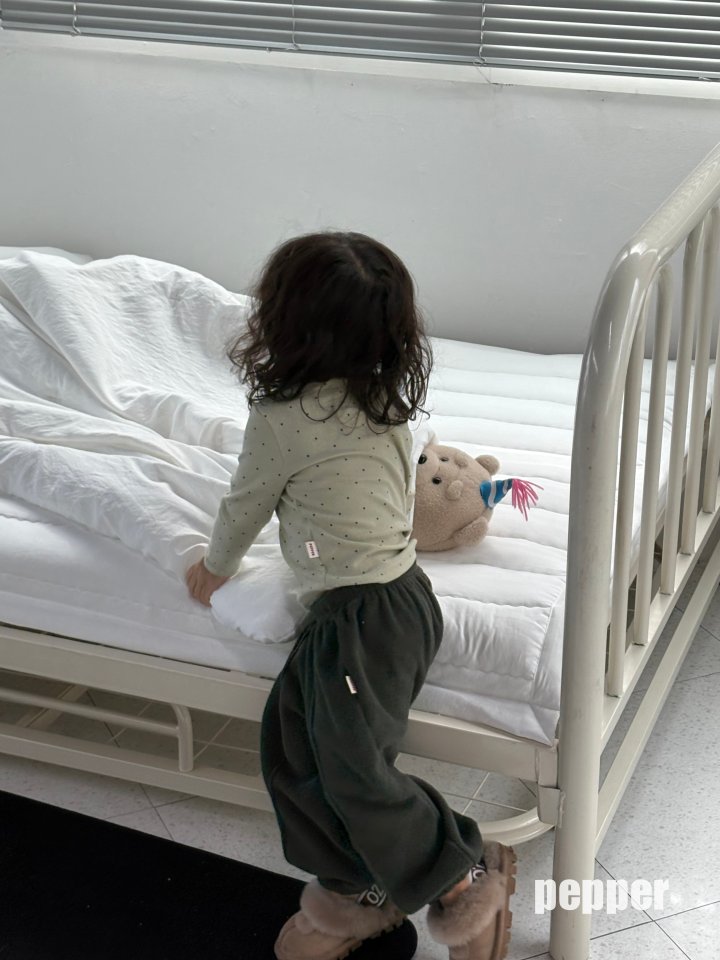 The Pepper - Korean Children Fashion - #designkidswear - Pin Tuck Fleece Jogger Pants - 10