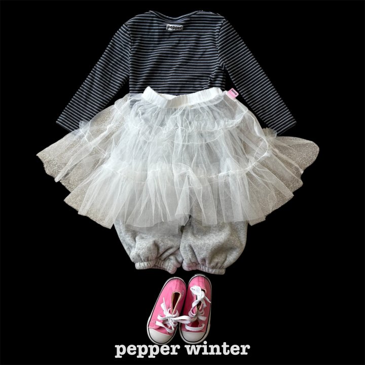 The Pepper - Korean Children Fashion - #designkidswear - Orange Stripe Tee - 7