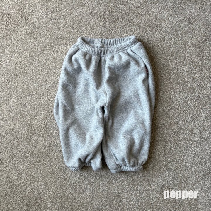 The Pepper - Korean Children Fashion - #designkidswear - Terry Fleece Jogger Pants - 5