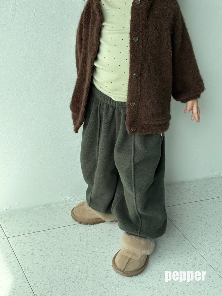 The Pepper - Korean Children Fashion - #discoveringself - Pin Tuck Fleece Jogger Pants - 11
