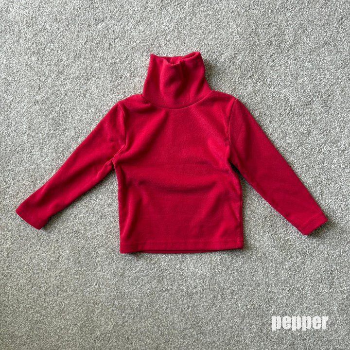 The Pepper - Korean Children Fashion - #designkidswear - Stretch Basic Turtleneck Tee - 4