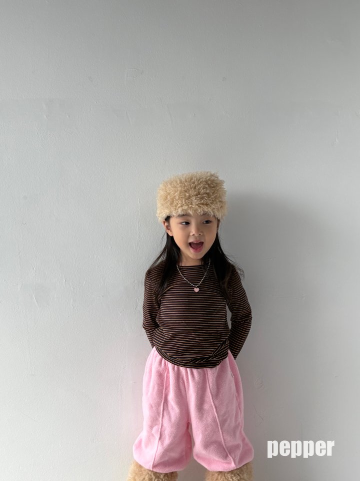 The Pepper - Korean Children Fashion - #fashionkids - Pin Tuck Fleece Jogger Pants - 12