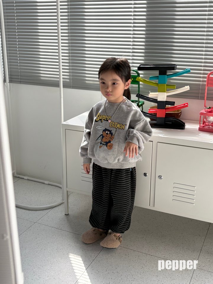 The Pepper - Korean Children Fashion - #fashionkids - Catman Sweatshirt - 7