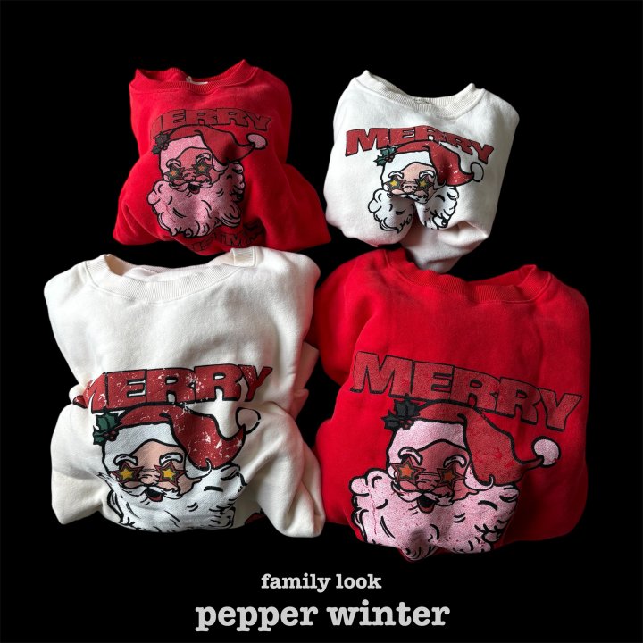 The Pepper - Korean Children Fashion - #fashionkids - Santa Sweatshirt