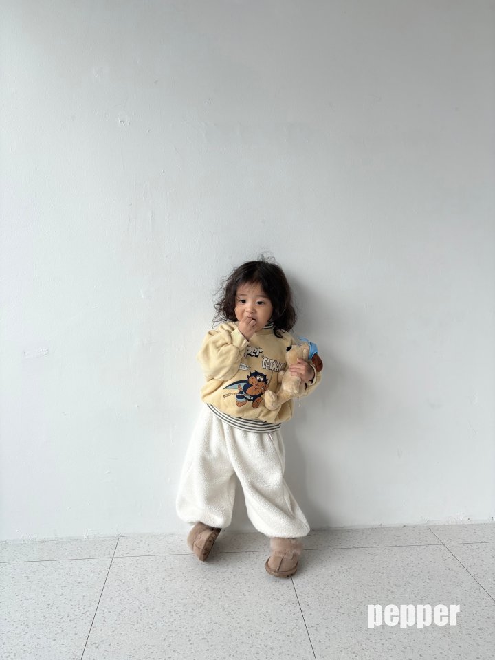 The Pepper - Korean Children Fashion - #kidsshorts - Catman Sweatshirt - 8