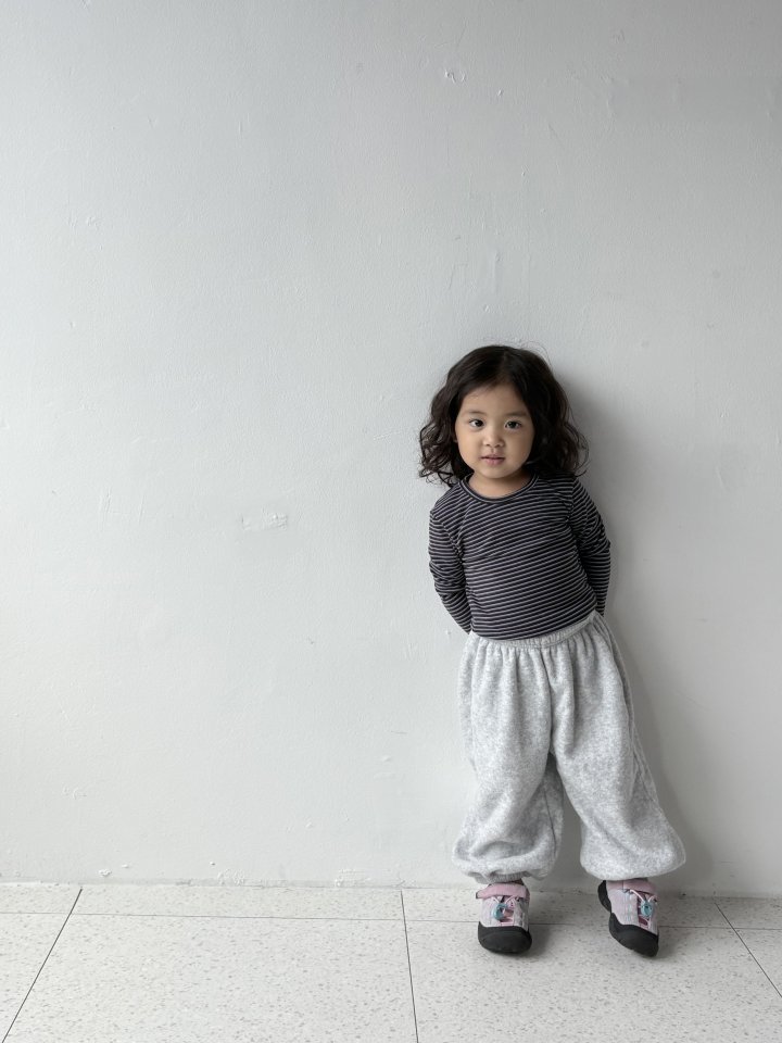 The Pepper - Korean Children Fashion - #kidsshorts - Terry Fleece Jogger Pants - 8