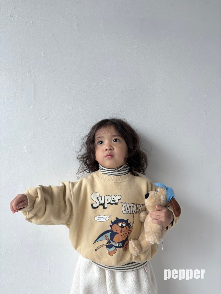 The Pepper - Korean Children Fashion - #kidsstore - Catman Sweatshirt - 9
