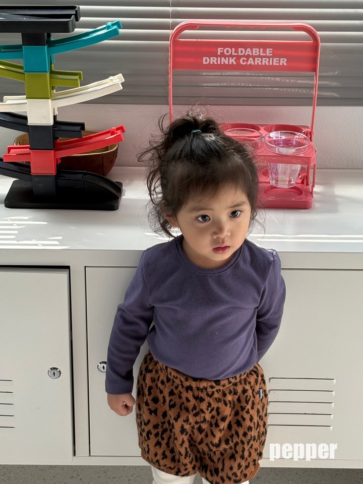 The Pepper - Korean Children Fashion - #kidsstore - Blueberry Basic Tee - 6