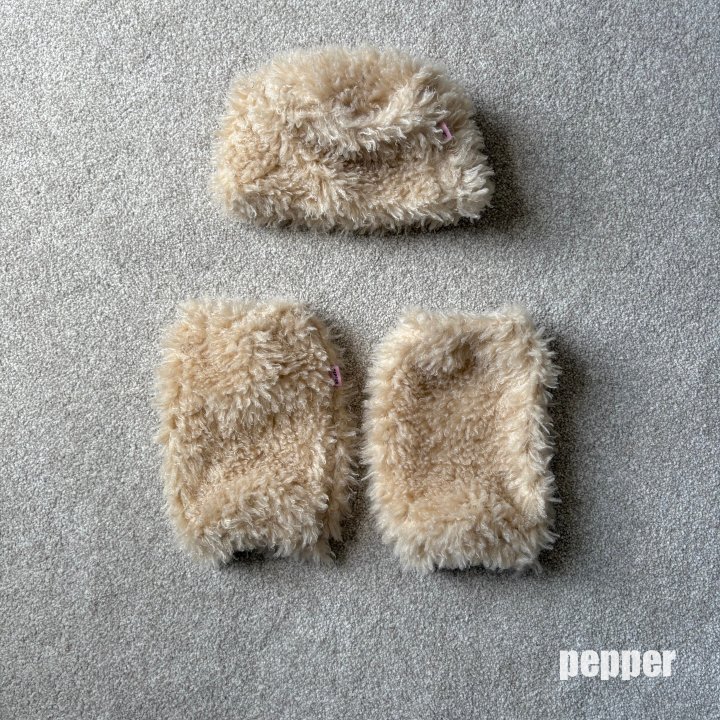 The Pepper - Korean Children Fashion - #kidsshorts - Metal Hat Warmer Set - 4