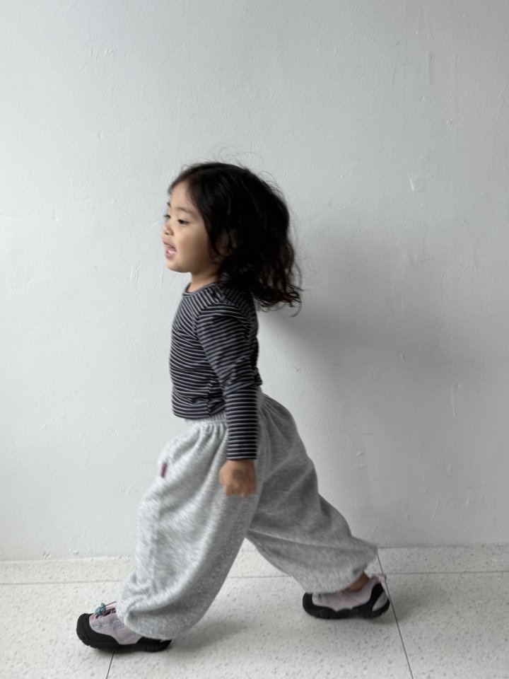 The Pepper - Korean Children Fashion - #kidsstore - Terry Fleece Jogger Pants - 9