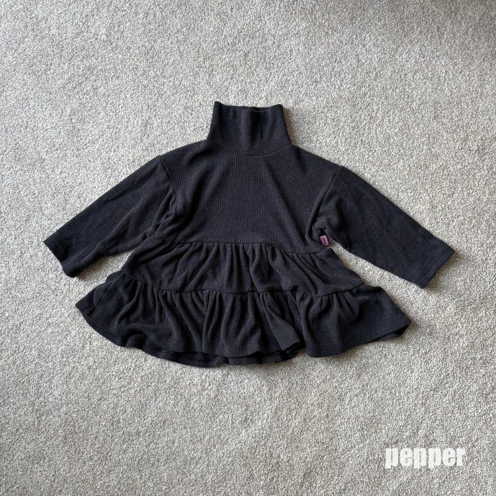 The Pepper - Korean Children Fashion - #kidsstore - Frill Turtleneck Tee - 4
