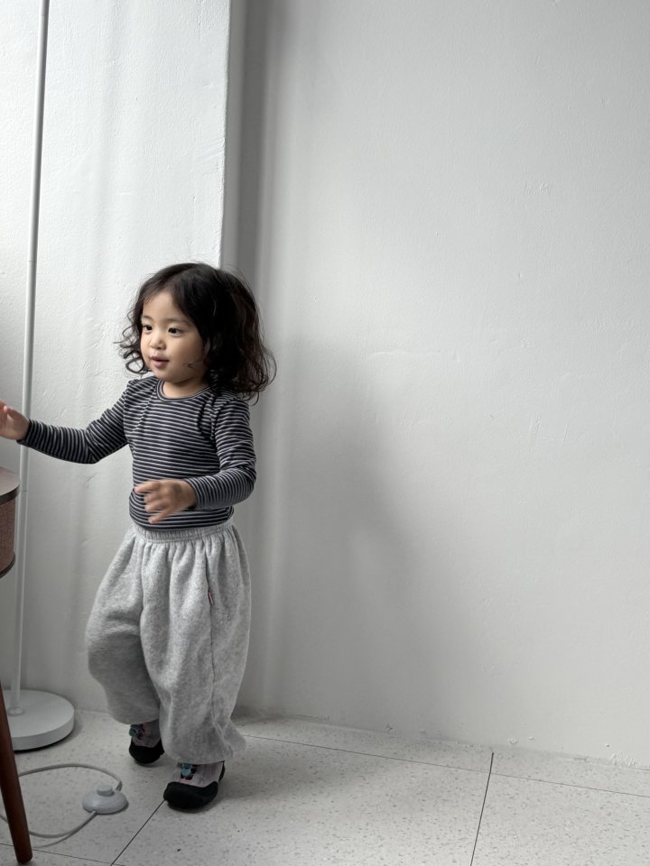 The Pepper - Korean Children Fashion - #kidzfashiontrend - Terry Fleece Jogger Pants - 10