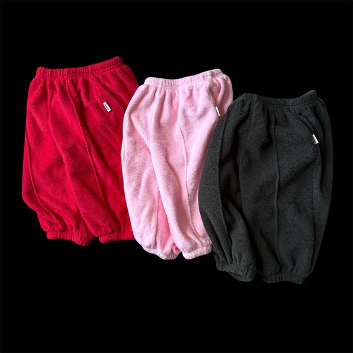 The Pepper - Korean Children Fashion - #littlefashionista - Pin Tuck Fleece Jogger Pants