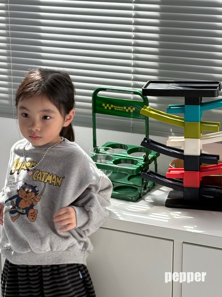 The Pepper - Korean Children Fashion - #littlefashionista - Catman Sweatshirt - 12