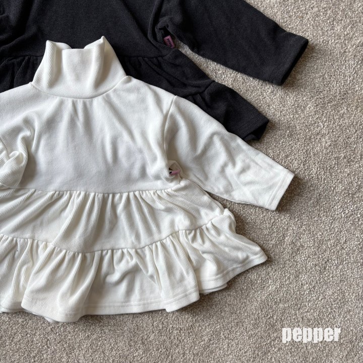 The Pepper - Korean Children Fashion - #littlefashionista - Frill Turtleneck Tee - 6