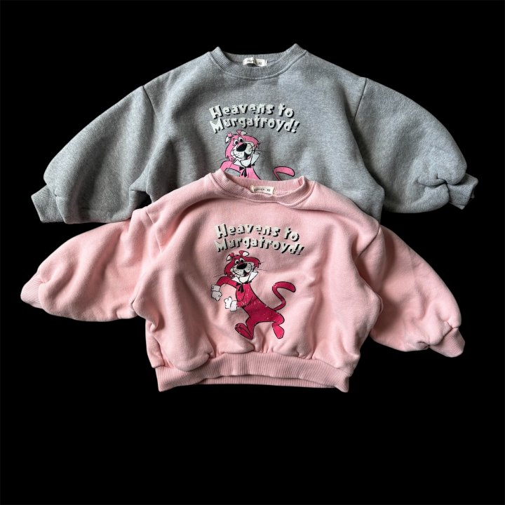 The Pepper - Korean Children Fashion - #magicofchildhood - Pink Manderman Sweatshirt