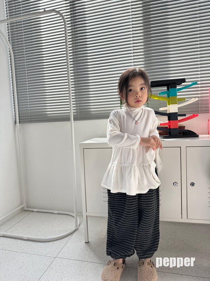 The Pepper - Korean Children Fashion - #magicofchildhood - Frill Turtleneck Tee - 7