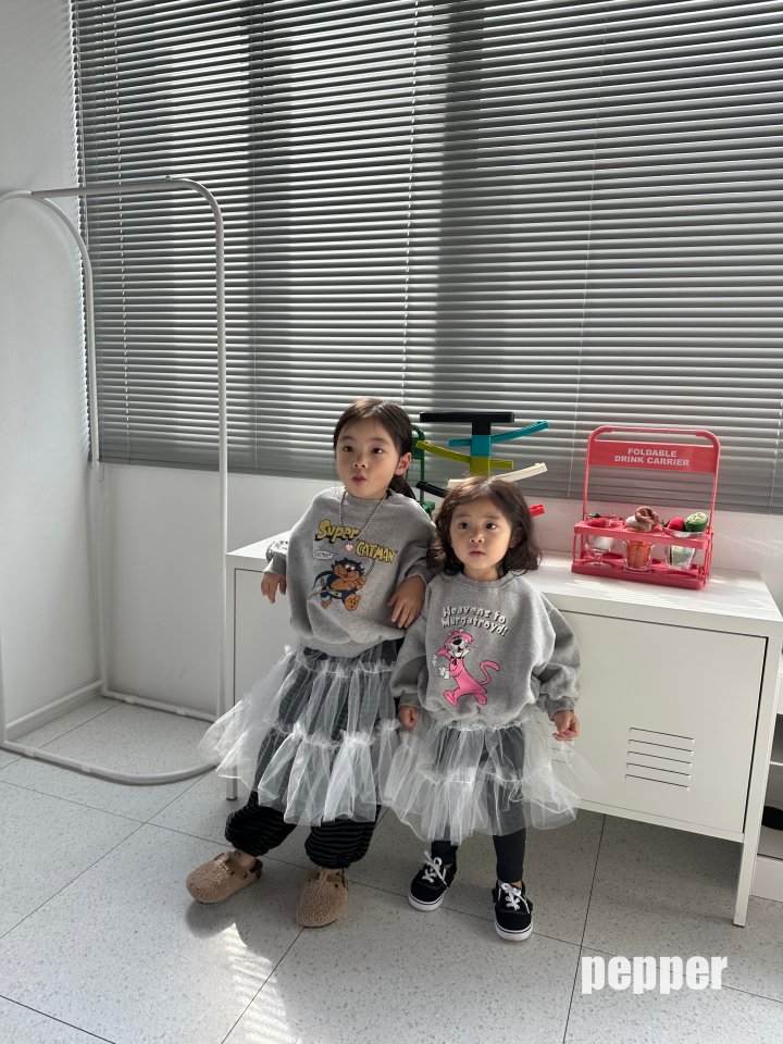 The Pepper - Korean Children Fashion - #minifashionista - Mesh Layered Skirt - 6