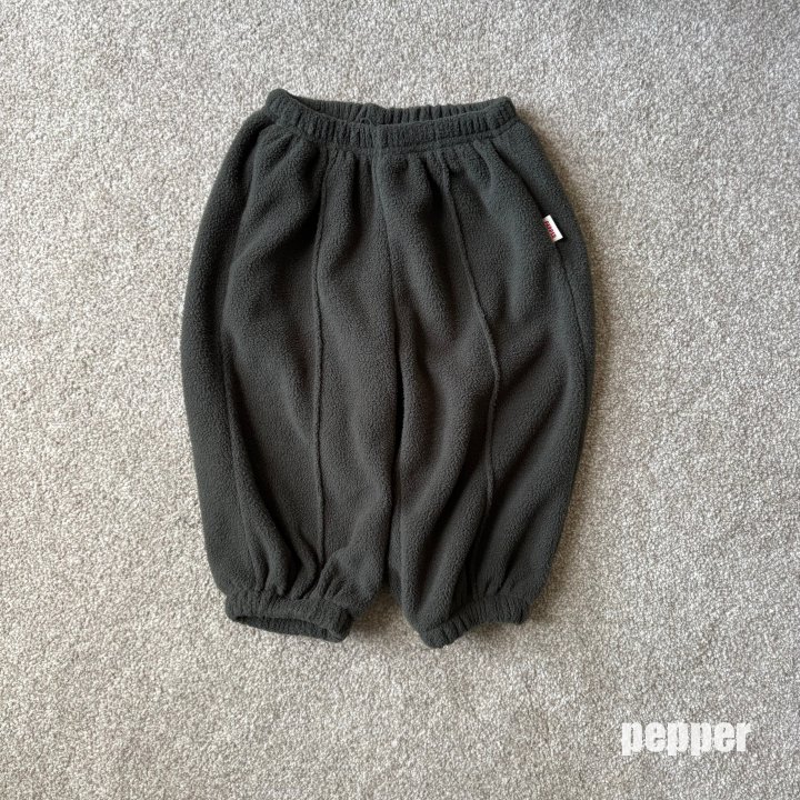 The Pepper - Korean Children Fashion - #minifashionista - Pin Tuck Fleece Jogger Pants - 4