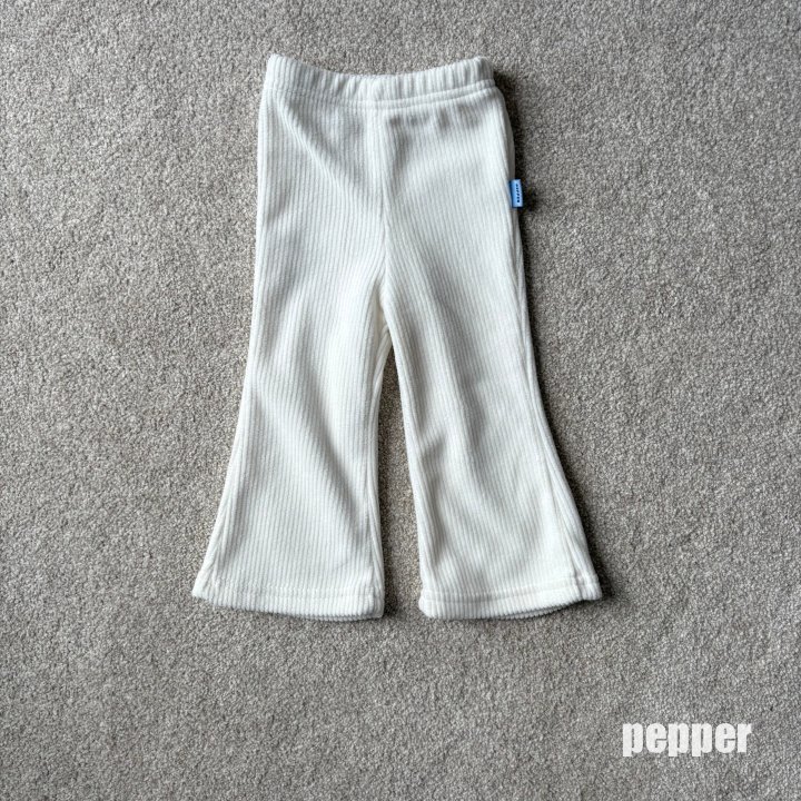 The Pepper - Korean Children Fashion - #stylishchildhood - Camel Ribbed Bootcut Pants - 5