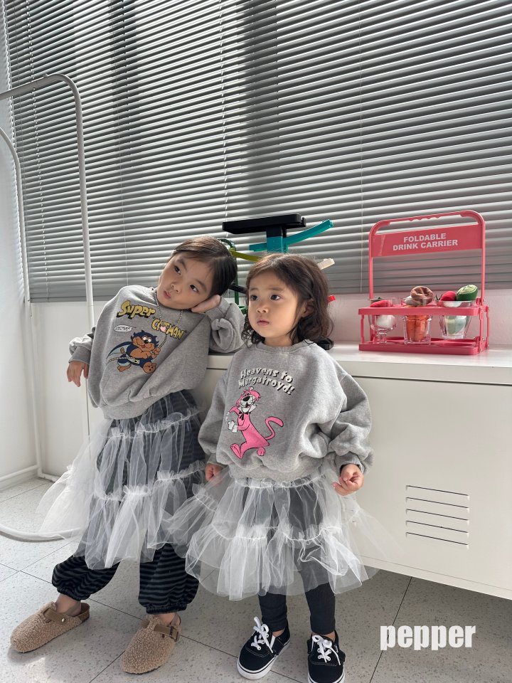 The Pepper - Korean Children Fashion - #stylishchildhood - Mesh Layered Skirt - 10