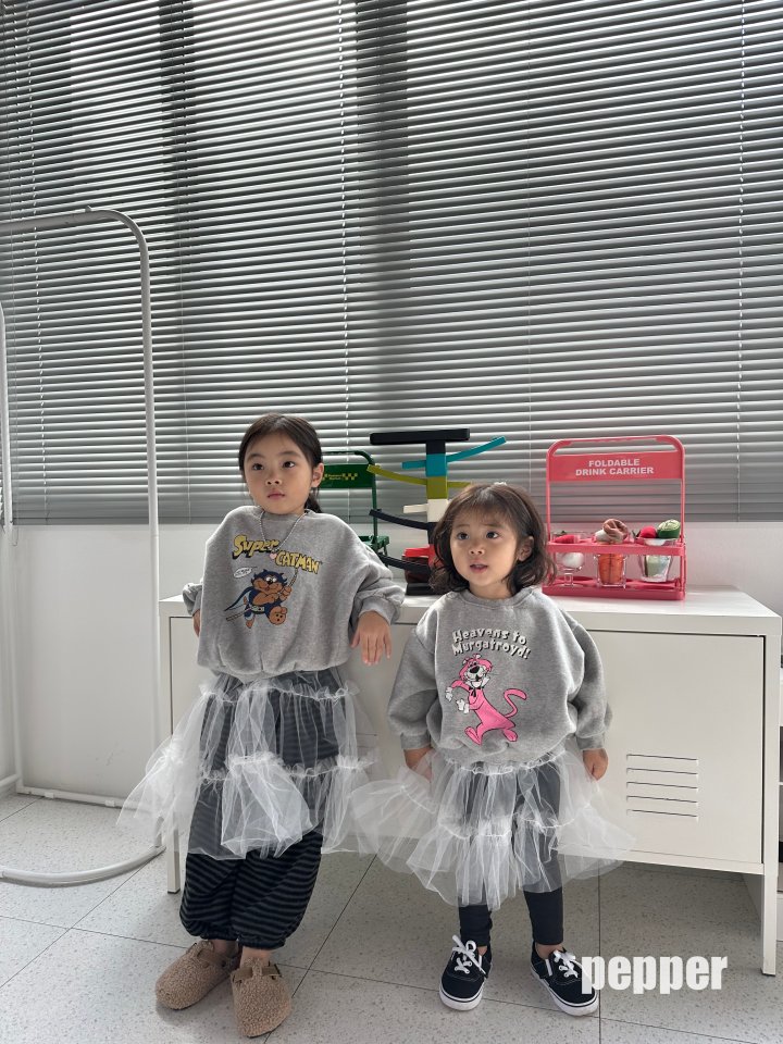 The Pepper - Korean Children Fashion - #todddlerfashion - Mesh Layered Skirt - 8