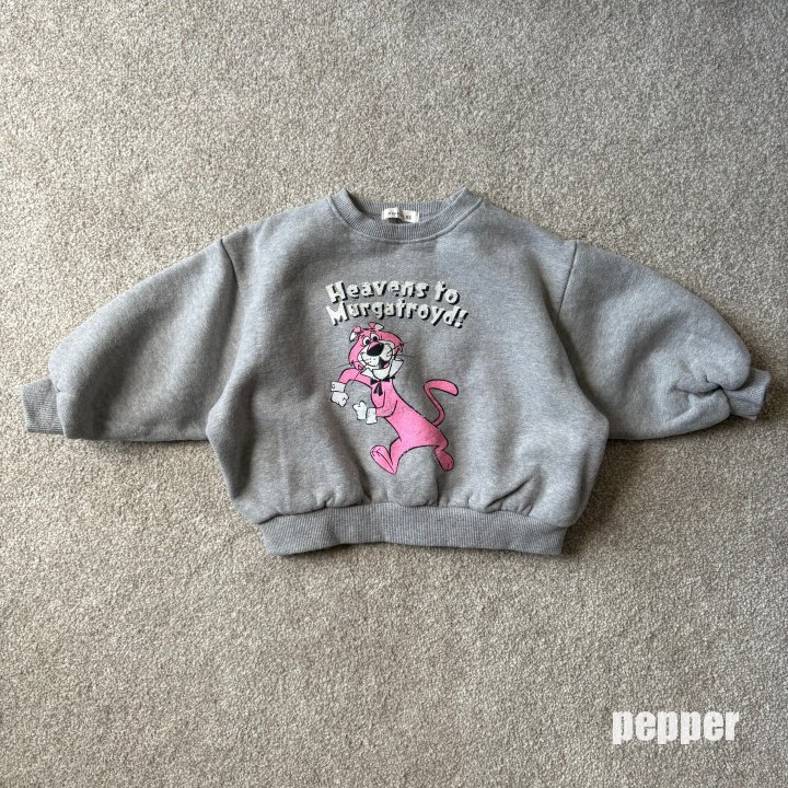 The Pepper - Korean Children Fashion - #toddlerclothing - Pink Manderman Sweatshirt - 5